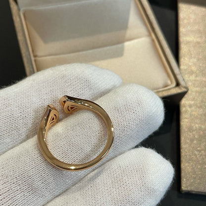 [Luna Brilliance]DREAM MOP DIAMOND OPEN RING