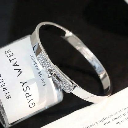 [Luna Brilliance]KELLY SILVER DIAMOND BRACELET