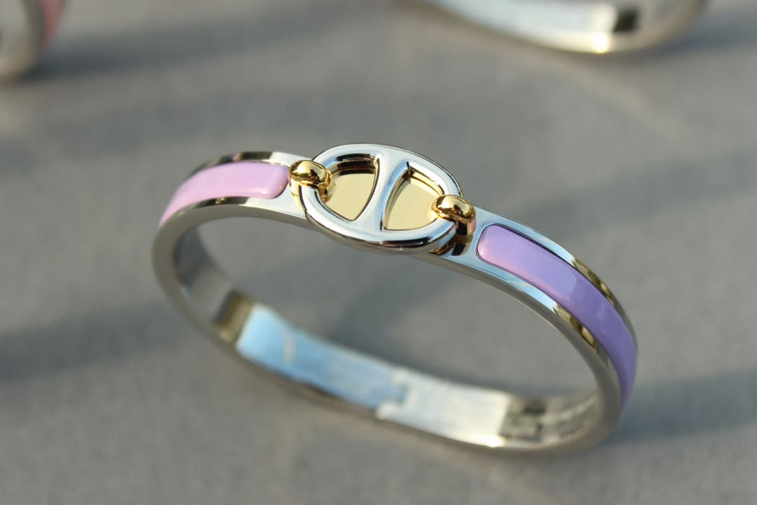 [Luna Brilliance]CLIC CHAINE SILVER BRACELET