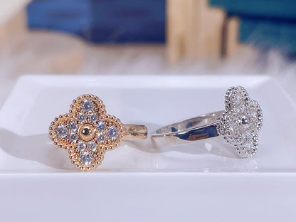 [Luna Brilliance]CLOVER DIAMOND RING