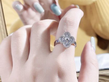 [Luna Brilliance]CLOVER DIAMOND RING