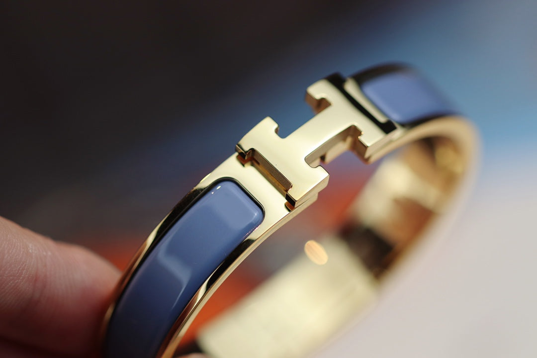 [Luna Brilliance]H BRACELET 12MM BLUE GRAY