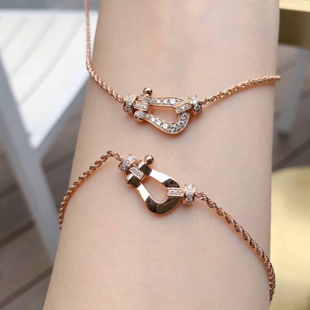 [Luna Brilliance]FORCE 10 PINK GOLD DIAMOND NECKLACE