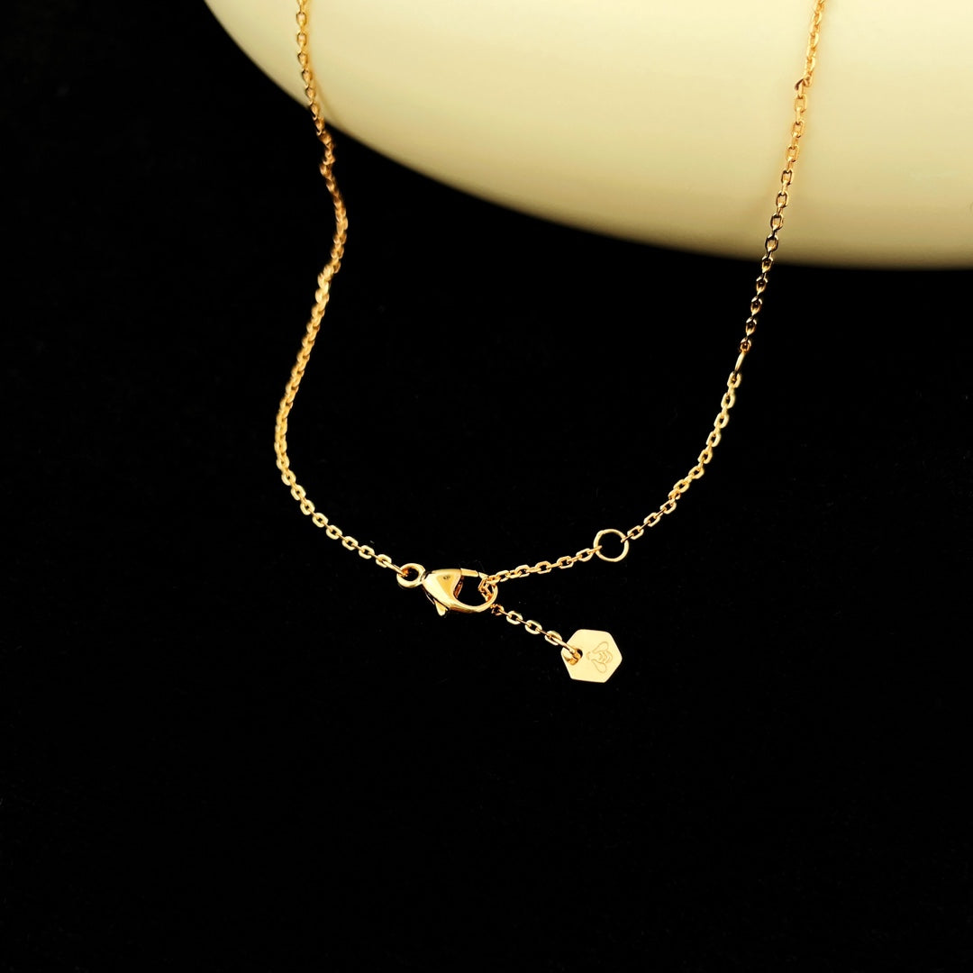 [Luna Brilliance]BEE MINI PEDANT DIAMOND NECKLACE