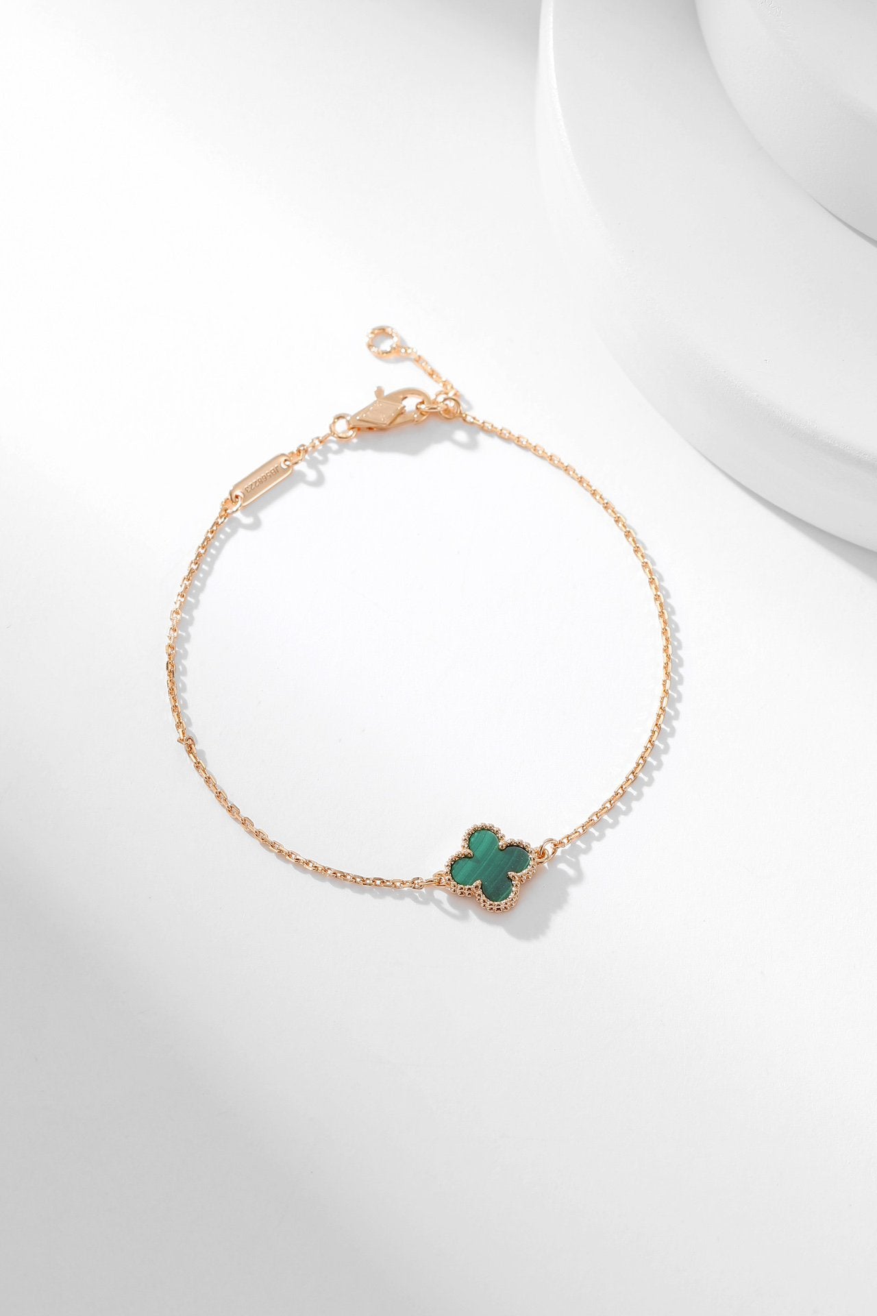 [Luna Brilliance]CLOVER BRACELET MALACHITE 1 MOTIF