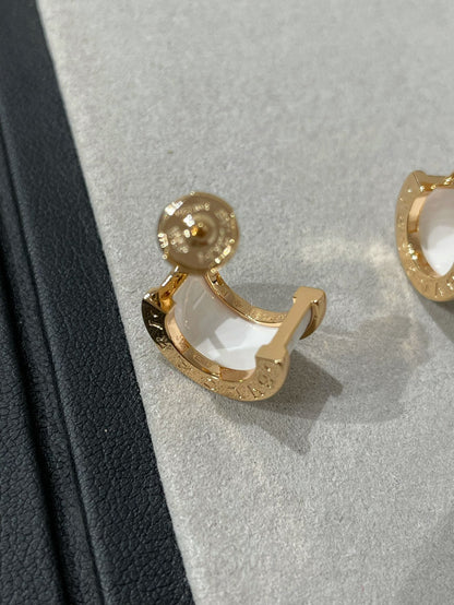 [Luna Brilliance]ZERO 1 PINK GOLD CERAMIC EARRINGS