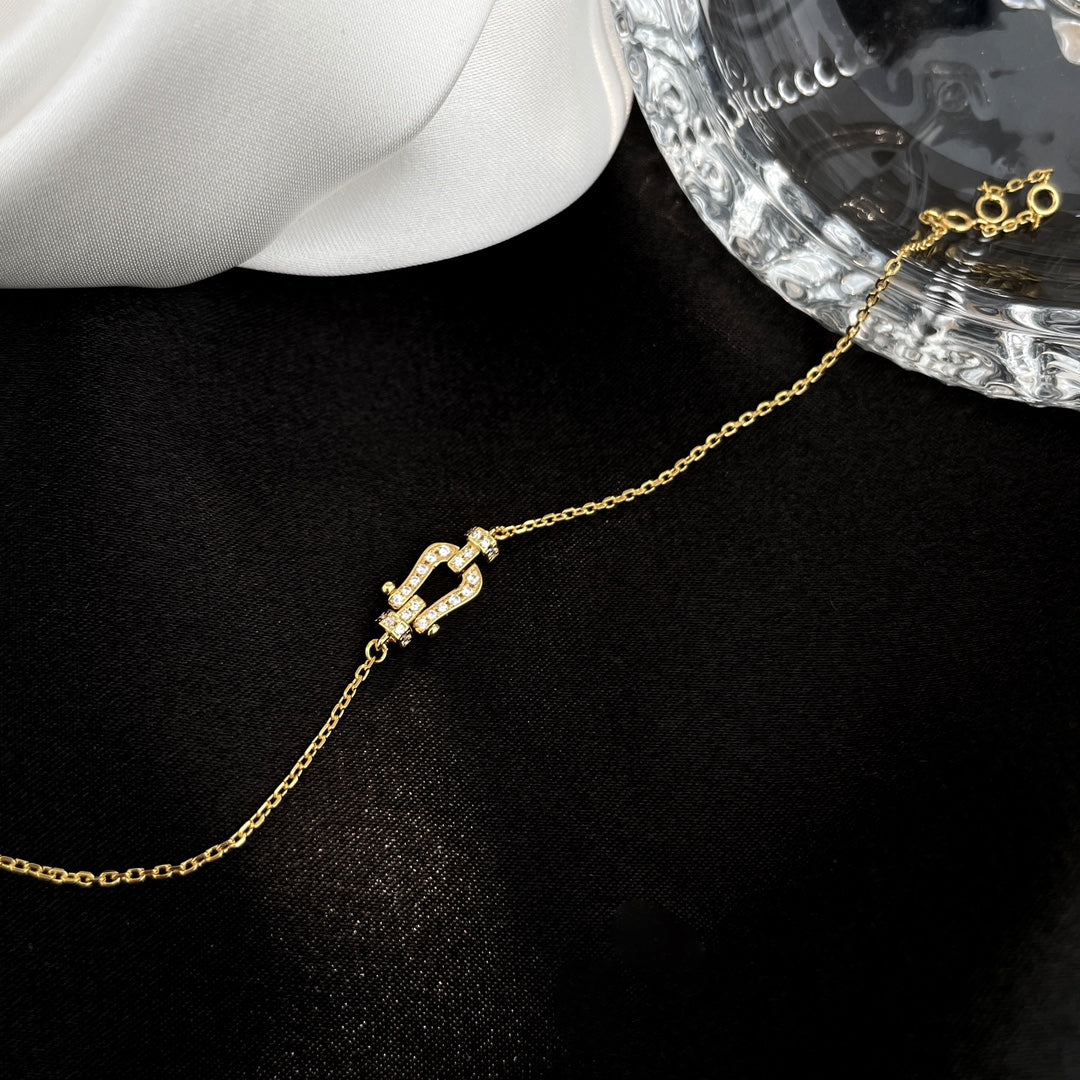[Luna Brilliance]FORCE 10 FULL DIAMOND BUCKLE CHAIN LINK MINI MODEL