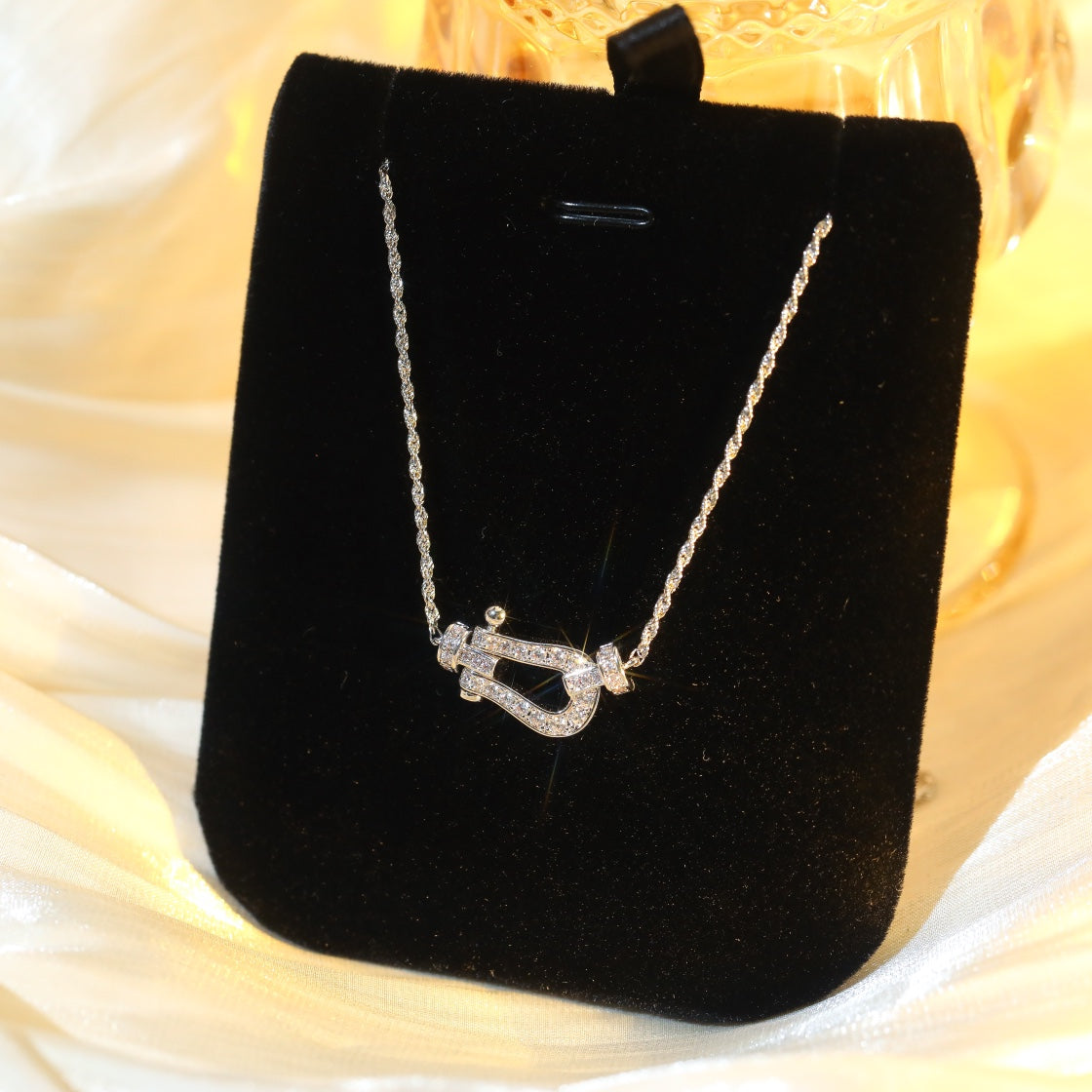 [Luna Brilliance]FORCE 10 DIAMOND SILVER NECKLACE MINI MODEL