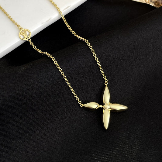 [Luna Brilliance]LOUISETTE GOLD NECKLACE