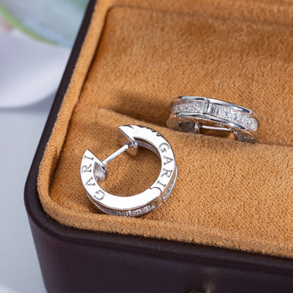 [Luna Brilliance]ZERO 1 MINI SILVER DIAMOND EARRINGS