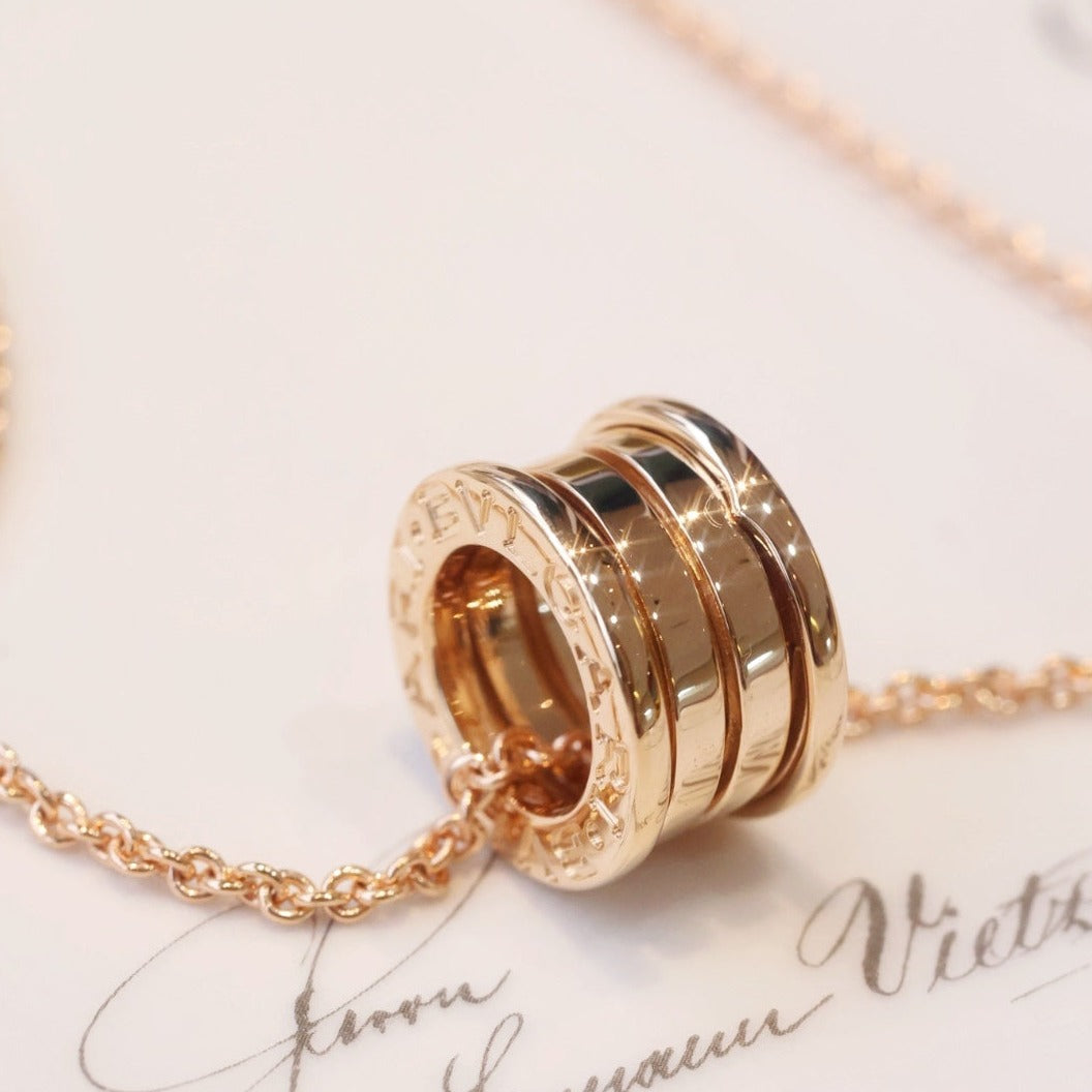[Luna Brilliance]ZERO 1 PINK GOLD NECKLACE