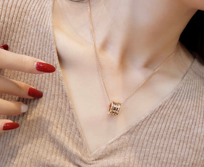 [Luna Brilliance]ZERO 1 PINK GOLD NECKLACE