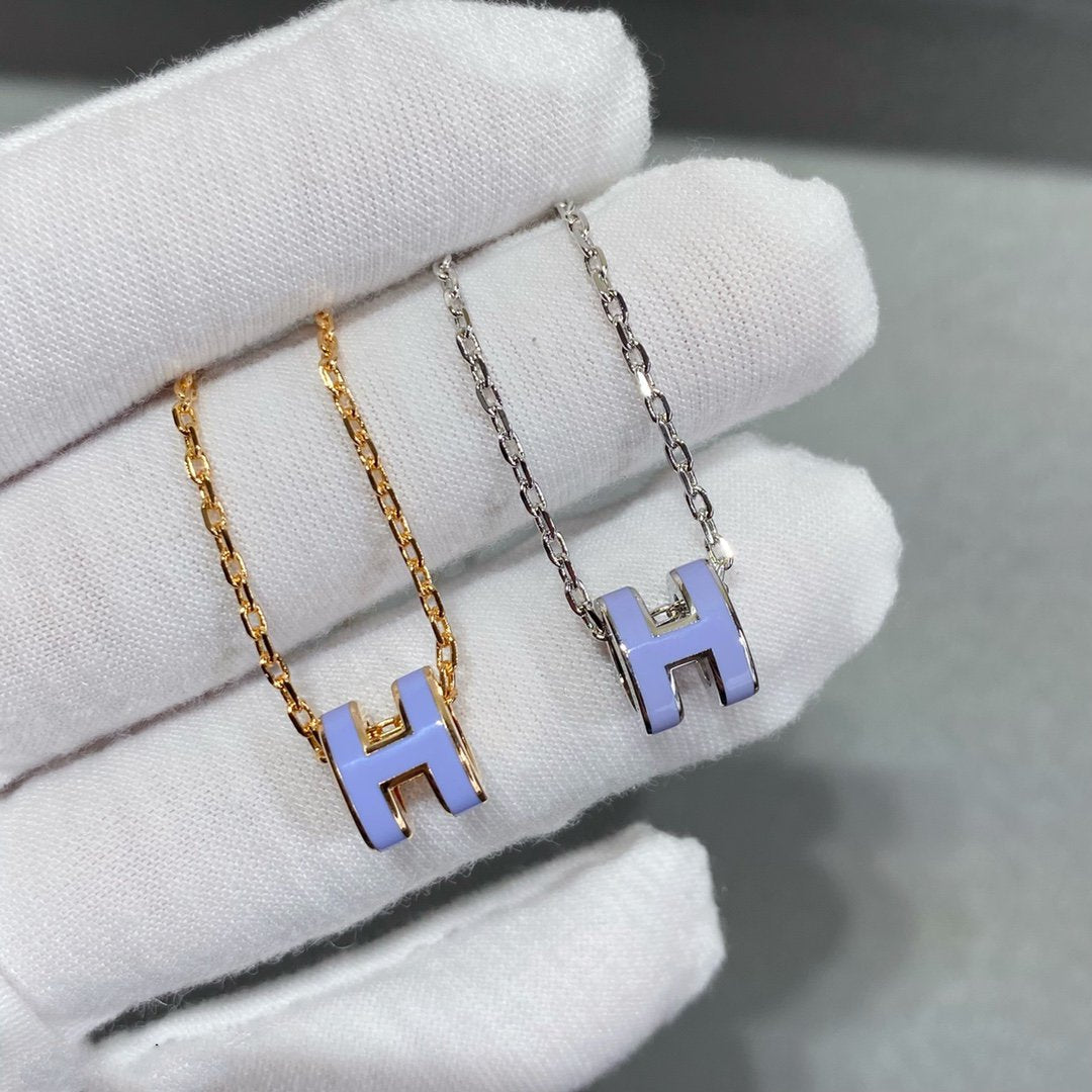 [Luna Brilliance]MINI POP H NECKLACE