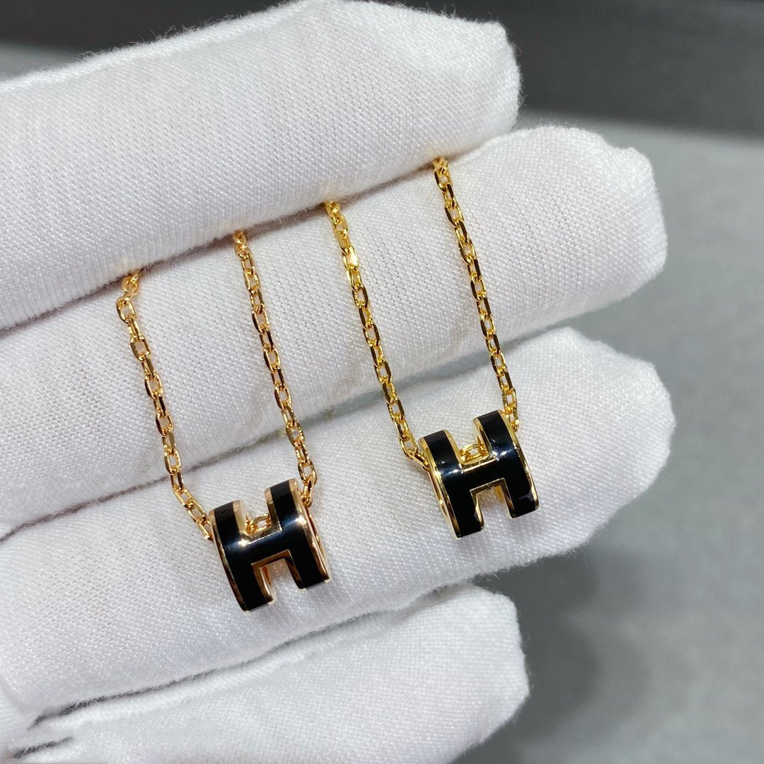 [Luna Brilliance]MINI POP H NECKLACE
