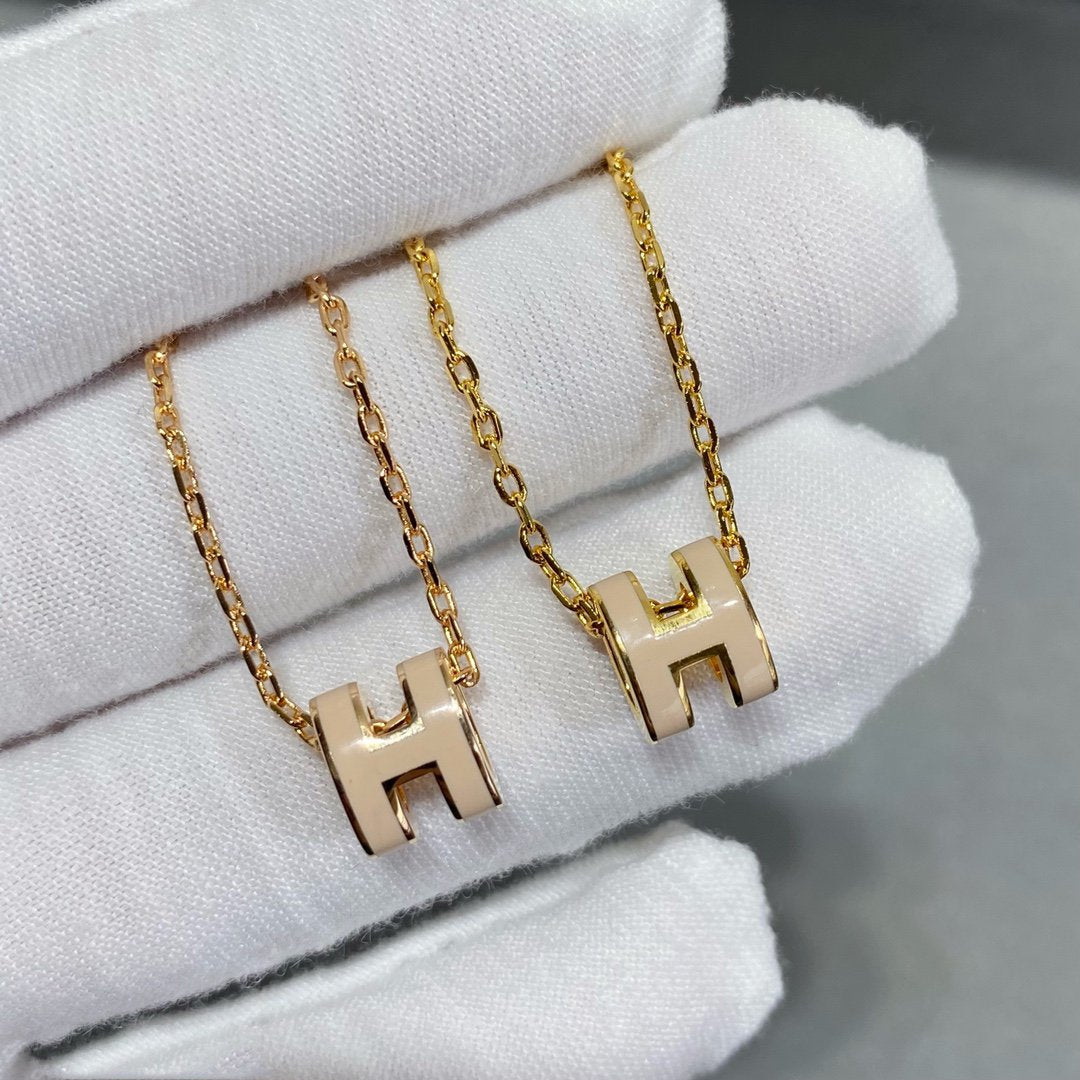 [Luna Brilliance]MINI POP H NECKLACE