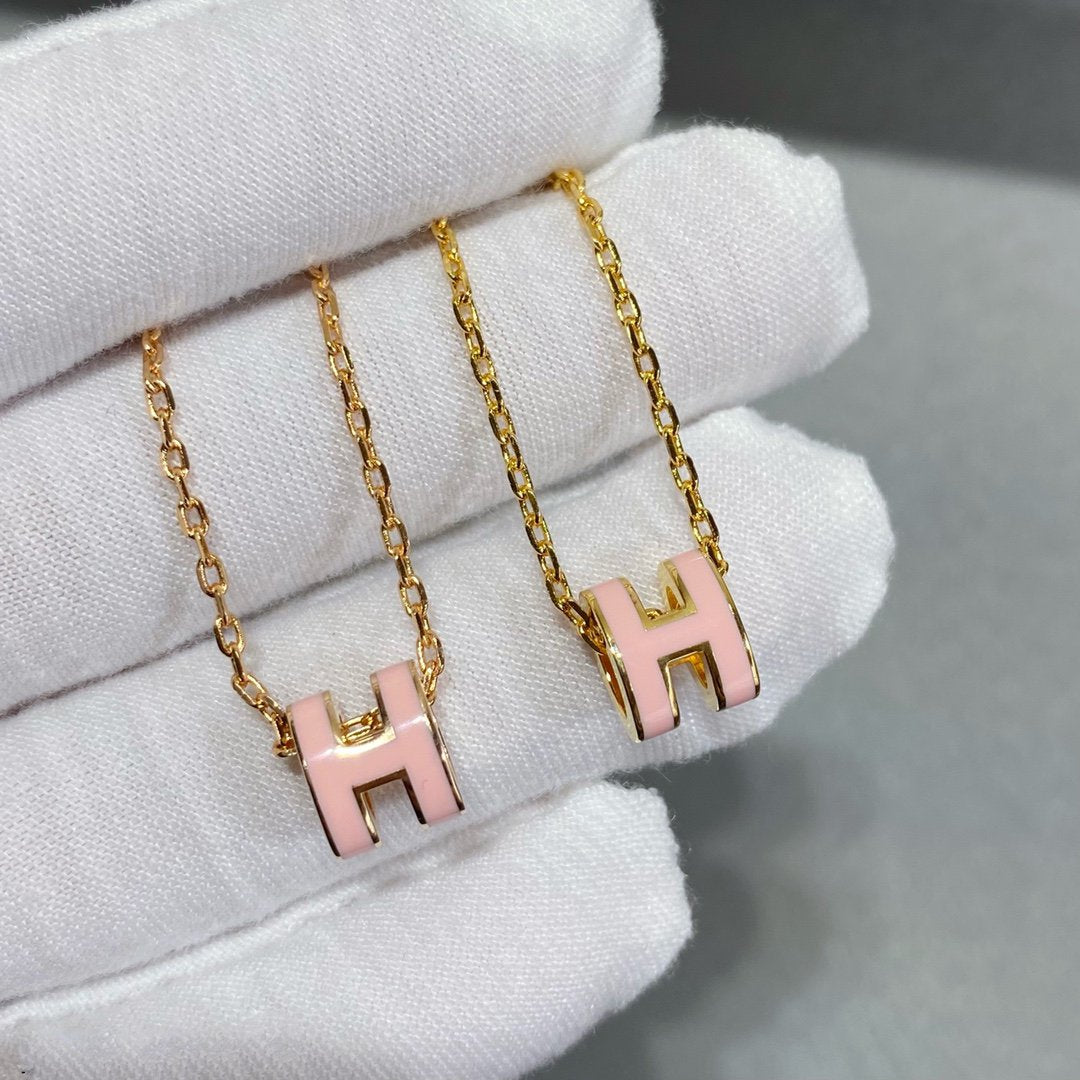 [Luna Brilliance]MINI POP H NECKLACE