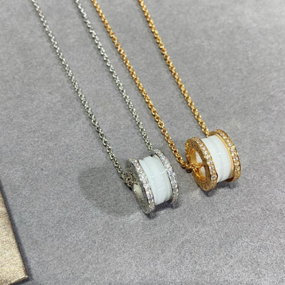 [Luna Brilliance]ZERO 1 DIAMOND CERAMIC NECKLACE