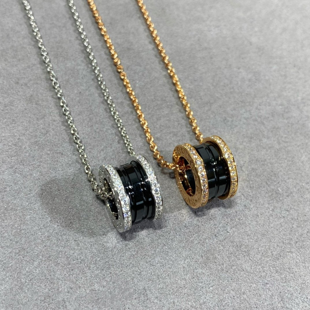 [Luna Brilliance]ZERO 1 DIAMOND CERAMIC NECKLACE