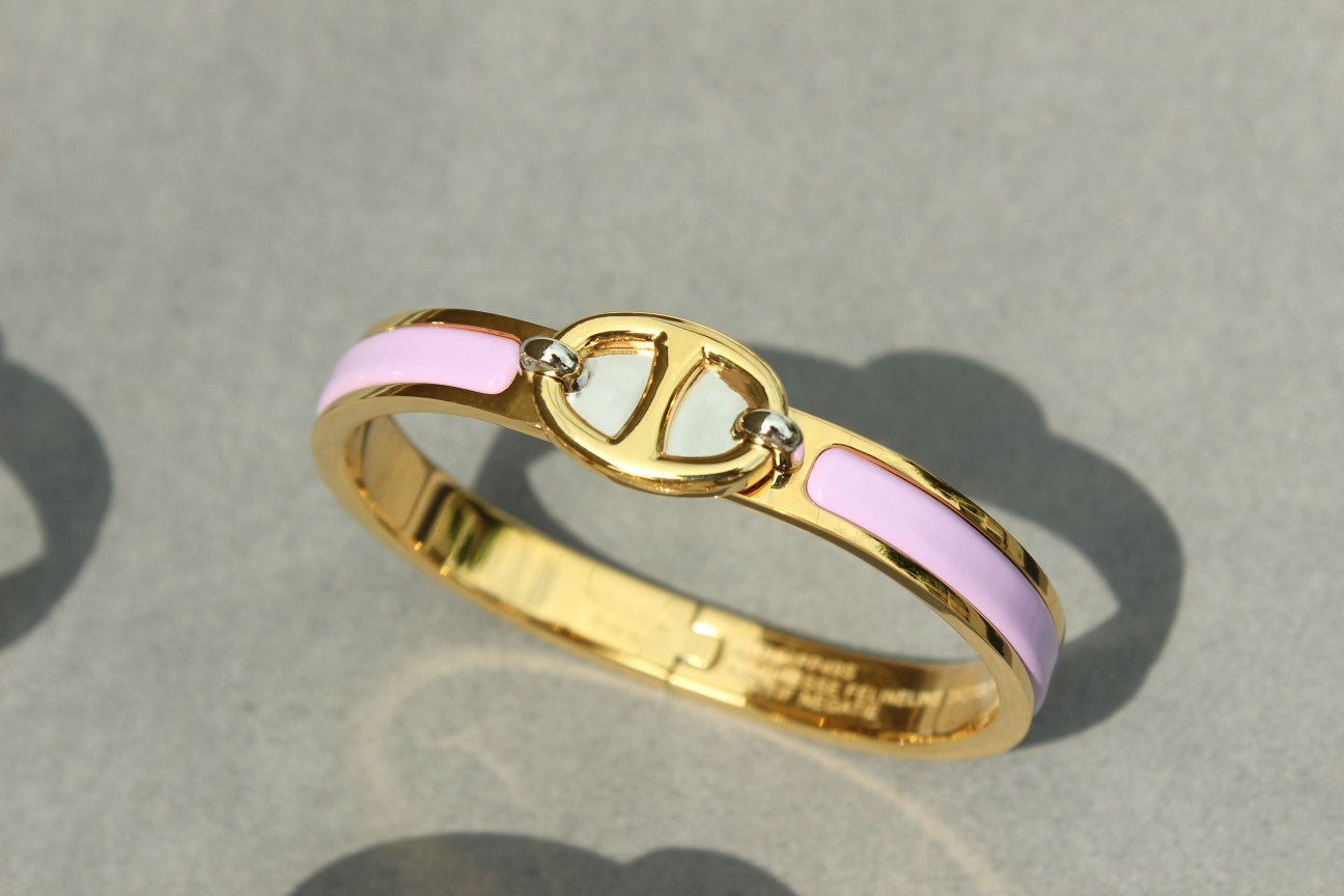 [Luna Brilliance]CLIC CHAINE GOLD BRACELET