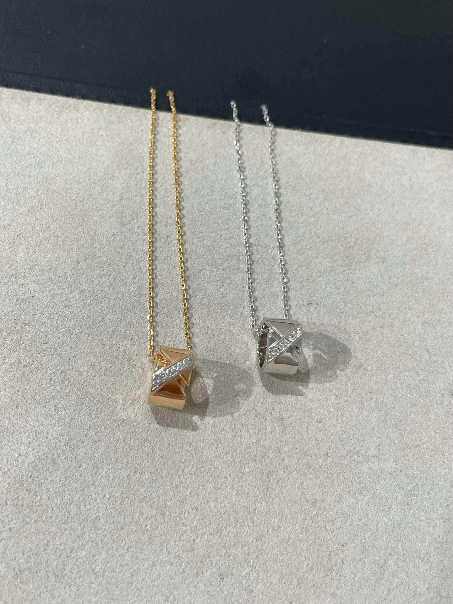 [Luna Brilliance]LIENS EVIDENCE DIAMOND NECKLACE