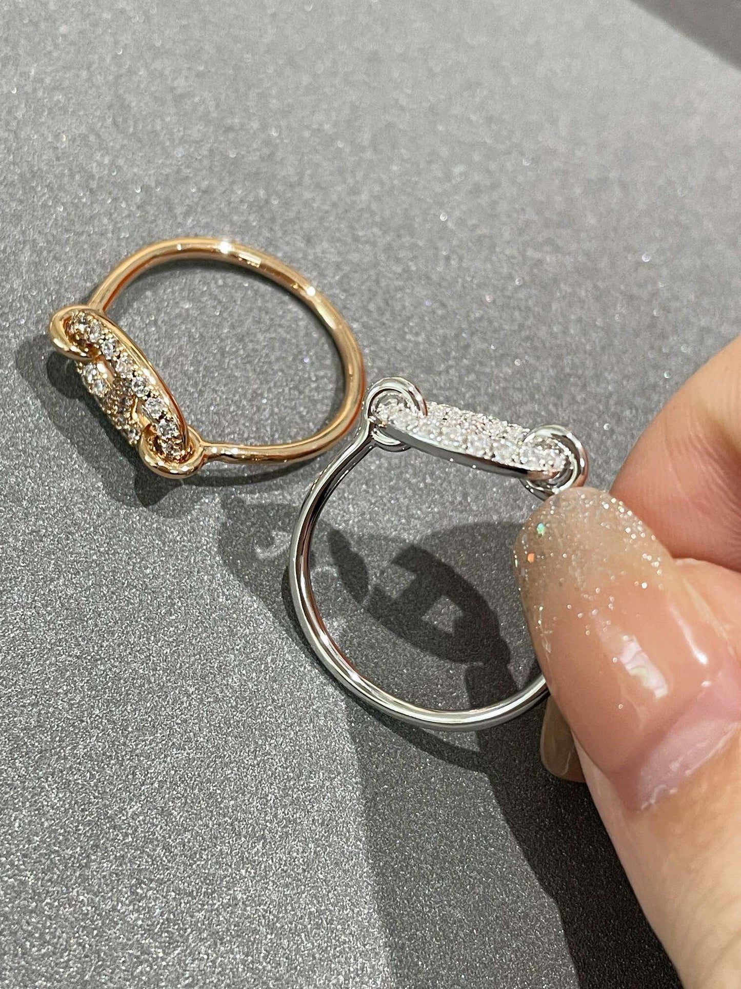 [Luna Brilliance]RONDE SMALL DIAMOND RING