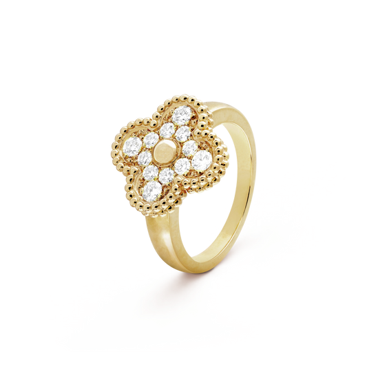 [Luna Brilliance]CLOVER DIAMOND RING