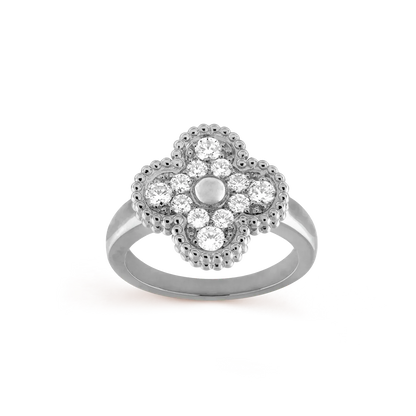 [Luna Brilliance]CLOVER DIAMOND RING