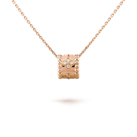 [Luna Brilliance]PERLEE PEDANT NECKLACE GOLD / ROSE GOLD
