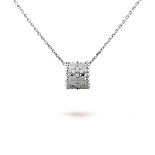 [Luna Brilliance]PERLEE PEDANT SIVLER DIAMOND NECKLACE