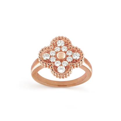 [Luna Brilliance]CLOVER DIAMOND RING