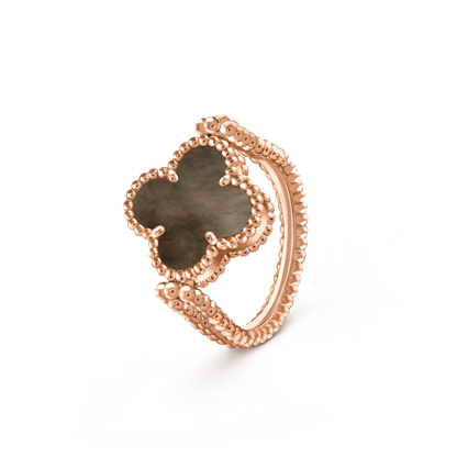 [Luna Brilliance]CLOVER RIVERSIBLE RING ROSE GOLD COLLECTION