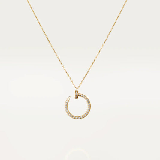 [Luna Brilliance]JUSTE NECKLACE GOLD DIAMONDS