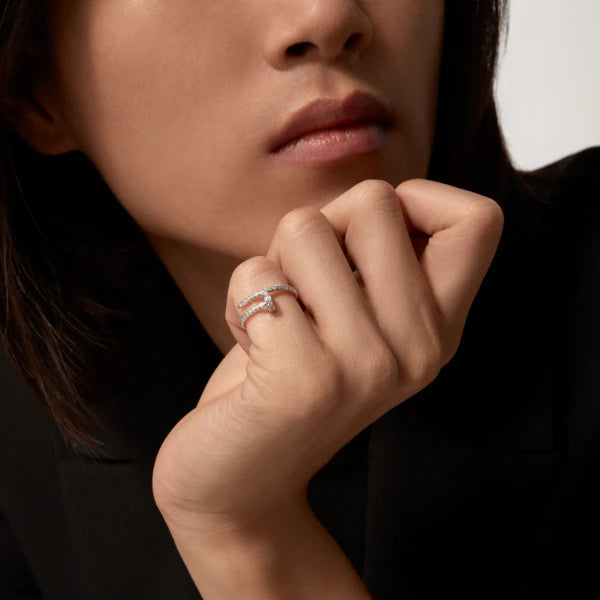 [Luna Brilliance]JUSTE RING 1.8MM SILVER DIAMONDS