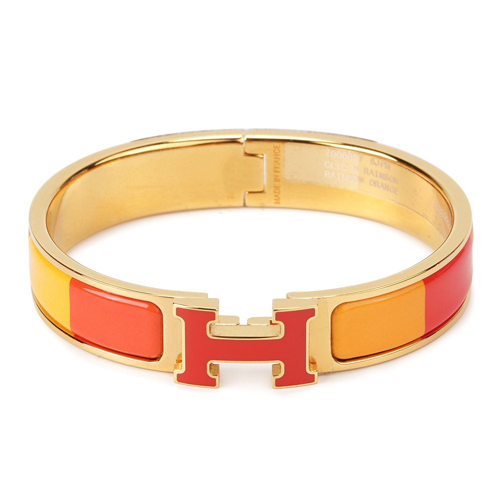 [Luna Brilliance]H BRACELET ORANGE RAINBOW CERAMIC