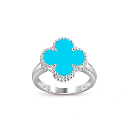 [Luna Brilliance]CLOVER SILVER RING COLLECTION