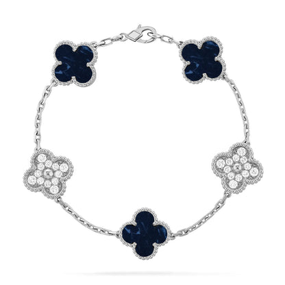 [Luna Brilliance]CLOVER 5 MOTIF PIETERSITE BRACELET COLLECTION