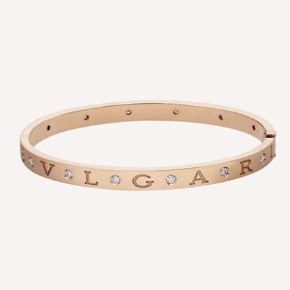 [Luna Brilliance]ZERO 1 PINK GOLD 12 DIAMONDS BRACELET