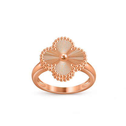 [Luna Brilliance]CLOVER RING ROSE GOLD COLLECTION