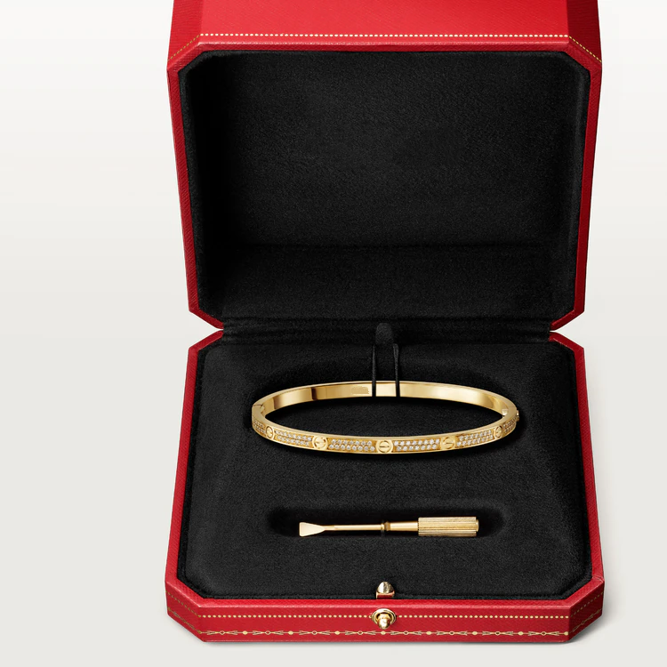[Luna Brilliance]LOVE BRACELET 3.65MM DIAMOND-PAVED