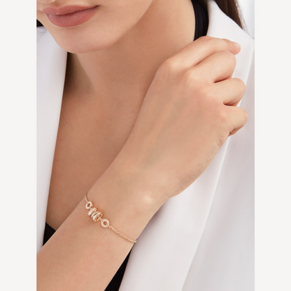[Luna Brilliance]ZERO 1 SOFT PINK GOLD BRACELET