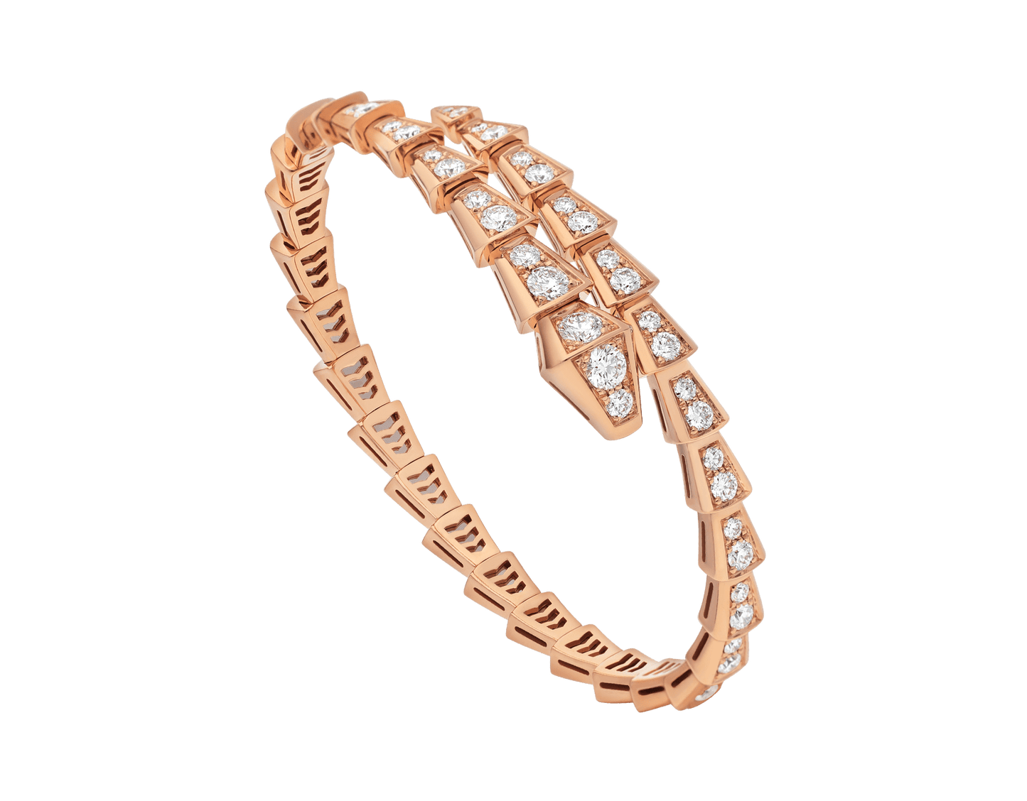 [Luna Brilliance]SERPENTI BRACELET 6.8MM PINK GOLD DIAMOND