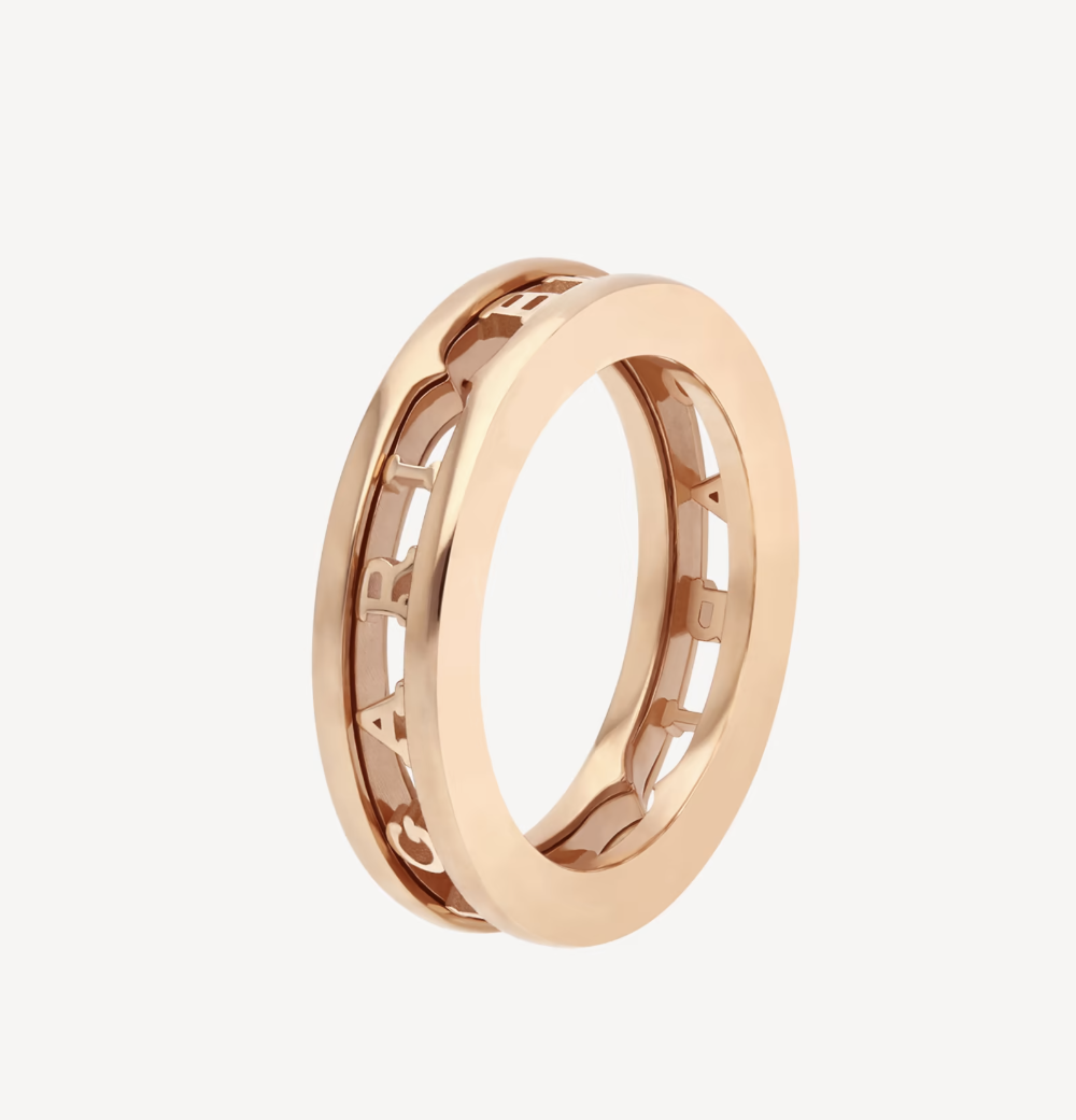 [Luna Brilliance]ZERO 1 ONE-BAND WITH OPENWORK LOGO SPIRAL RING