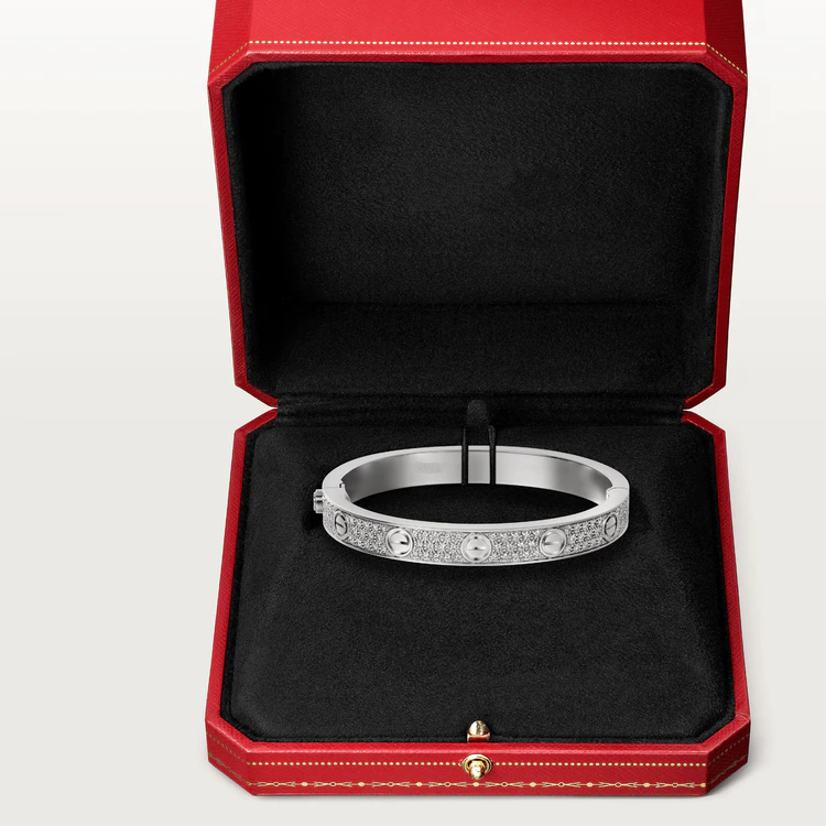 [Luna Brilliance]LOVE BRACELET 6.1MM DIAMOND-PAVED