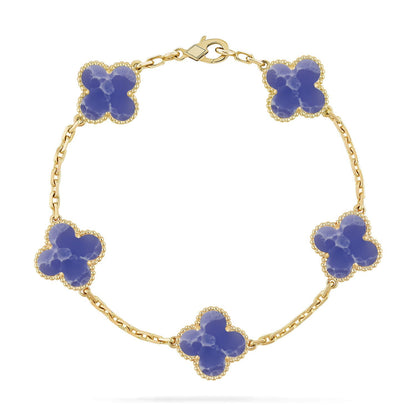 [Luna Brilliance]CLOVER GOLD BRACELET COLLECTION,5 MOTIFS