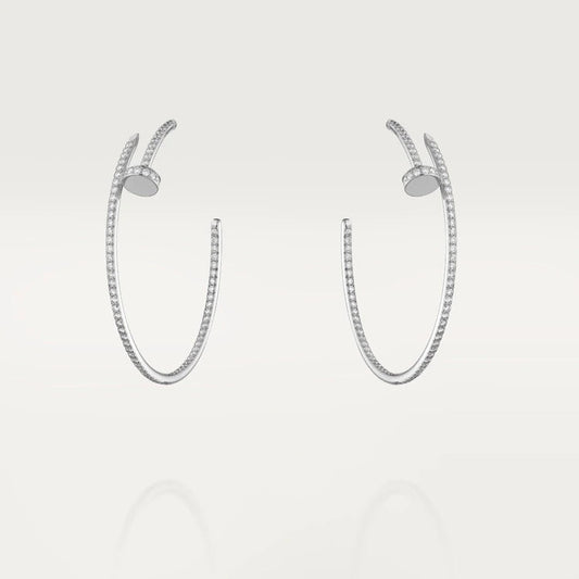 [Luna Brilliance]JUSTE EARRINGS FULL DIAMONDS 1.8MM