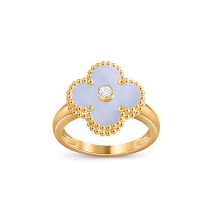 [Luna Brilliance]CLOVER DIAMOND RING GOLD COLLECTION