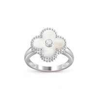 [Luna Brilliance]CLOVER SILVER DIOMND RING COLLECTION