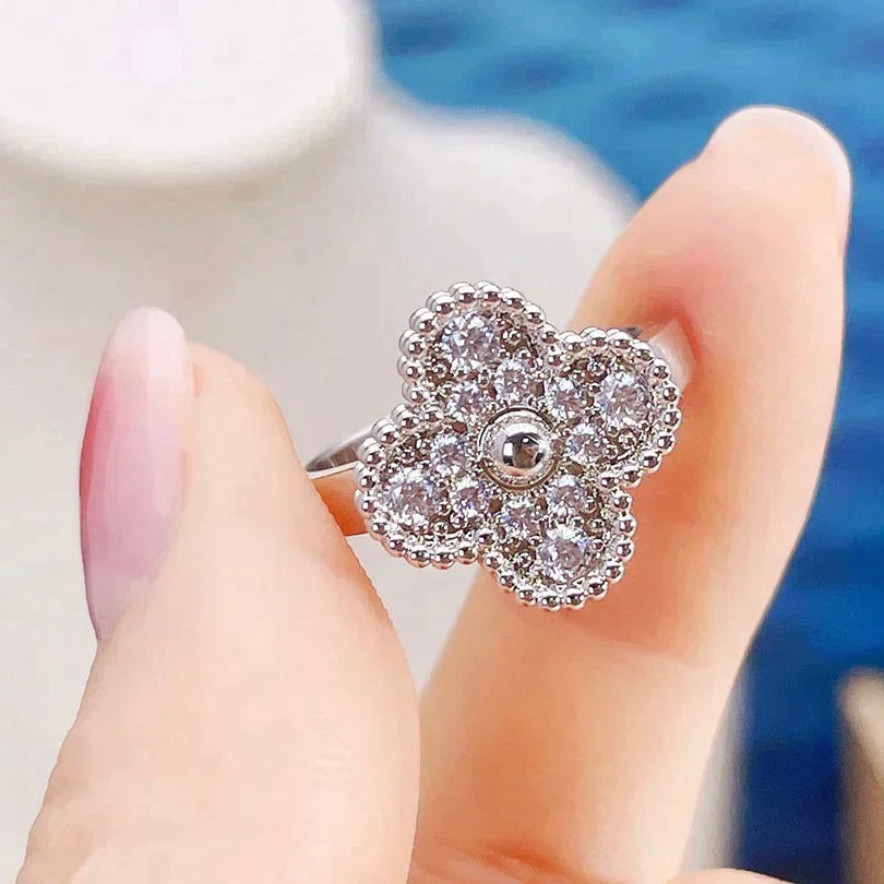 [Luna Brilliance]CLOVER DIAMOND RING
