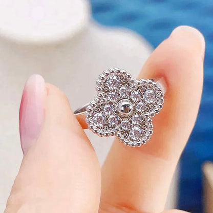[Luna Brilliance]CLOVER DIAMOND RING