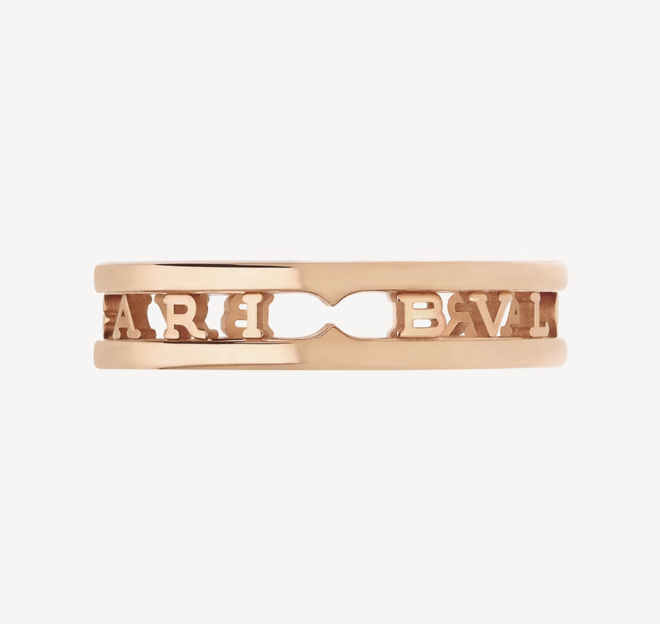 [Luna Brilliance]ZERO 1 ONE-BAND WITH OPENWORK LOGO SPIRAL RING